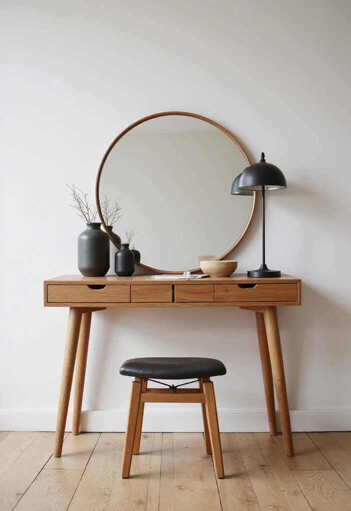 25 Dressing Table with Storage Ideas That Look Elegant 25 25 Dressing Table with Storage Ideas That Look Elegant - 25. Trendy Japanese-Style Dressing Table