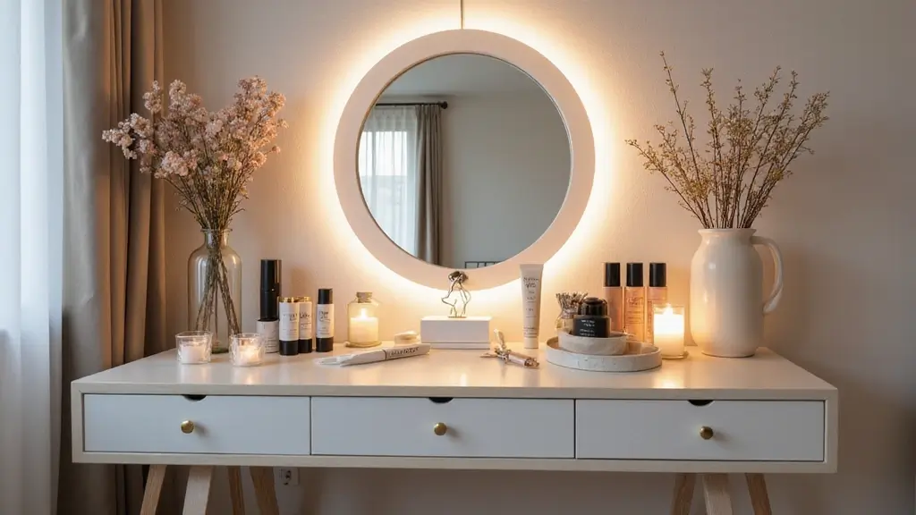 25 Dressing Table with Storage Ideas That Look Elegant