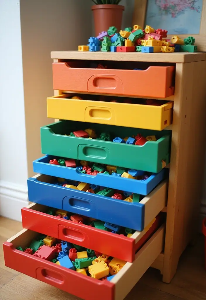 25 Lego Storage Ideas Parents Will Thank You For - 3. Drawer Systems: Hidden but Accessible