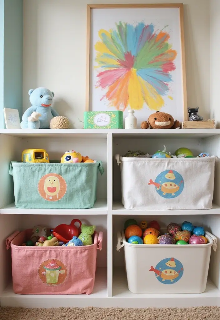 25 Playroom Storage Ideas to Keep Toys Organized - 18. Creative Toy Labels for Fun Organization