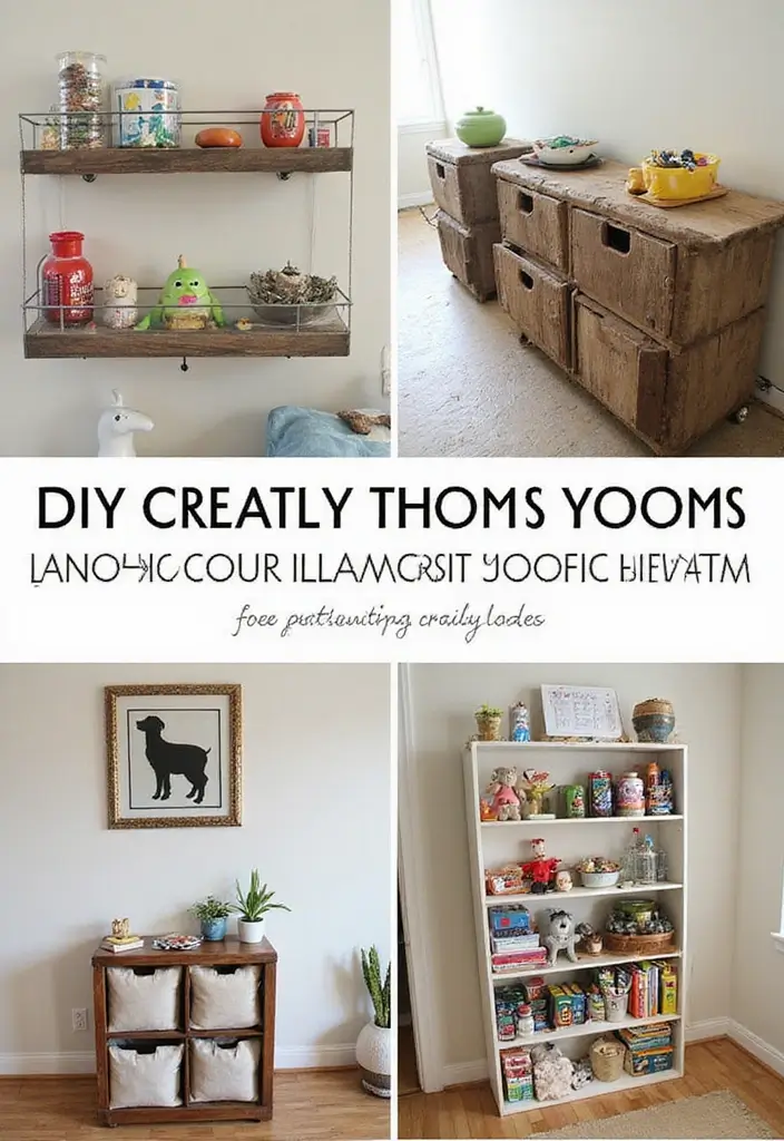 25 Playroom Storage Ideas to Keep Toys Organized - 19. DIY Toy Storage Solutions for Personal Touch