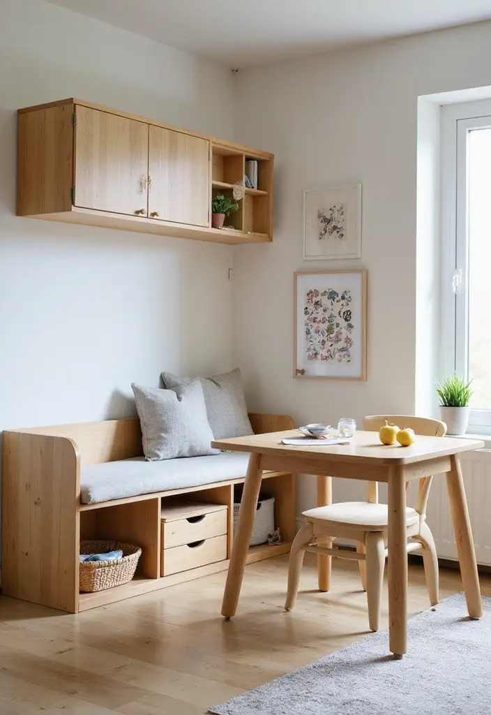 25 Playroom Storage Ideas to Keep Toys Organized - 5. Multi-functional Furniture for Smart Solutions