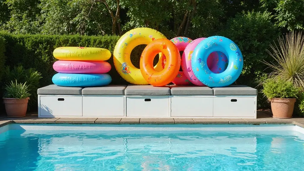 25 Pool Float Storage Ideas for Summer Ready Homes
