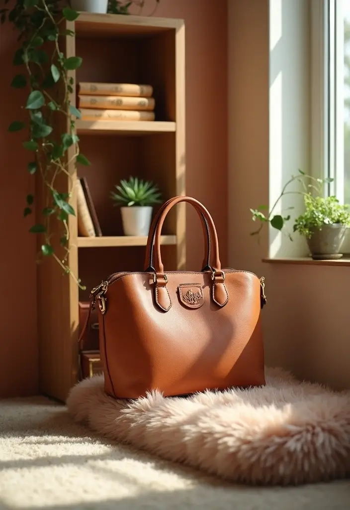 25 Purse Storage Ideas Every Fashion Lover Needs - 5. Tiered Shelving Units