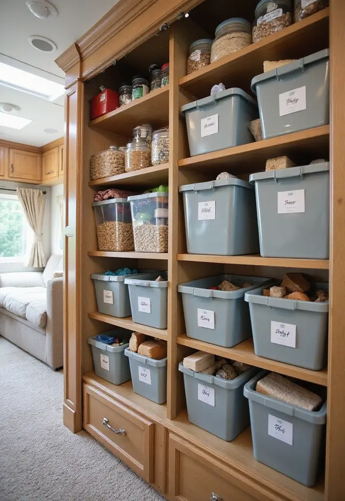 25 RV Storage Ideas That Make Traveling Easier - 21. Seasonal Storage Solutions