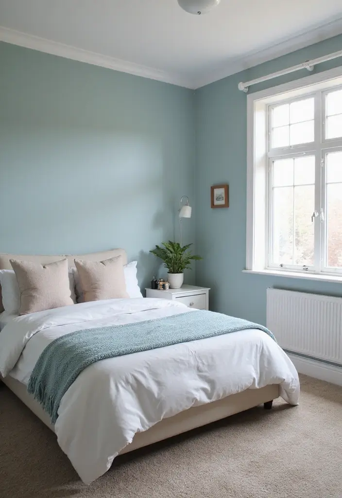 25 Small Bedroom Organization Ideas That Feel Spacious - 16. Calming Color Palettes