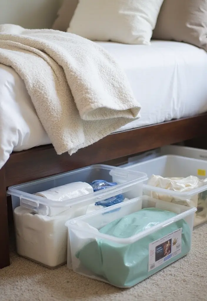 25 Small Bedroom Organization Ideas That Feel Spacious - 2. Under-Bed Storage Solutions