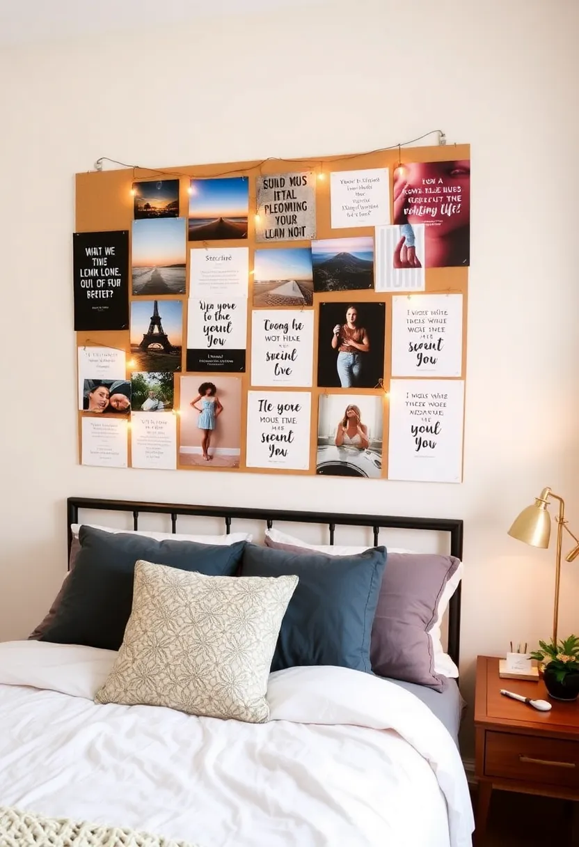 25 Small Bedroom Organization Ideas That Feel Spacious - 21. Create a Vision Board