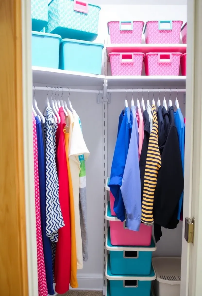 25 Small Bedroom Organization Ideas That Feel Spacious - 24. Color-Coded Organizing