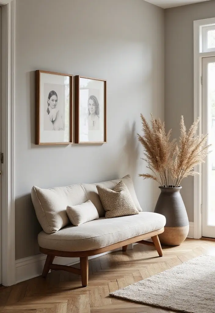 27 Entryway Bench Storage Ideas That Save Space 23 27 Entryway Bench Storage Ideas That Save Space - 23. Bench with a Curved Design