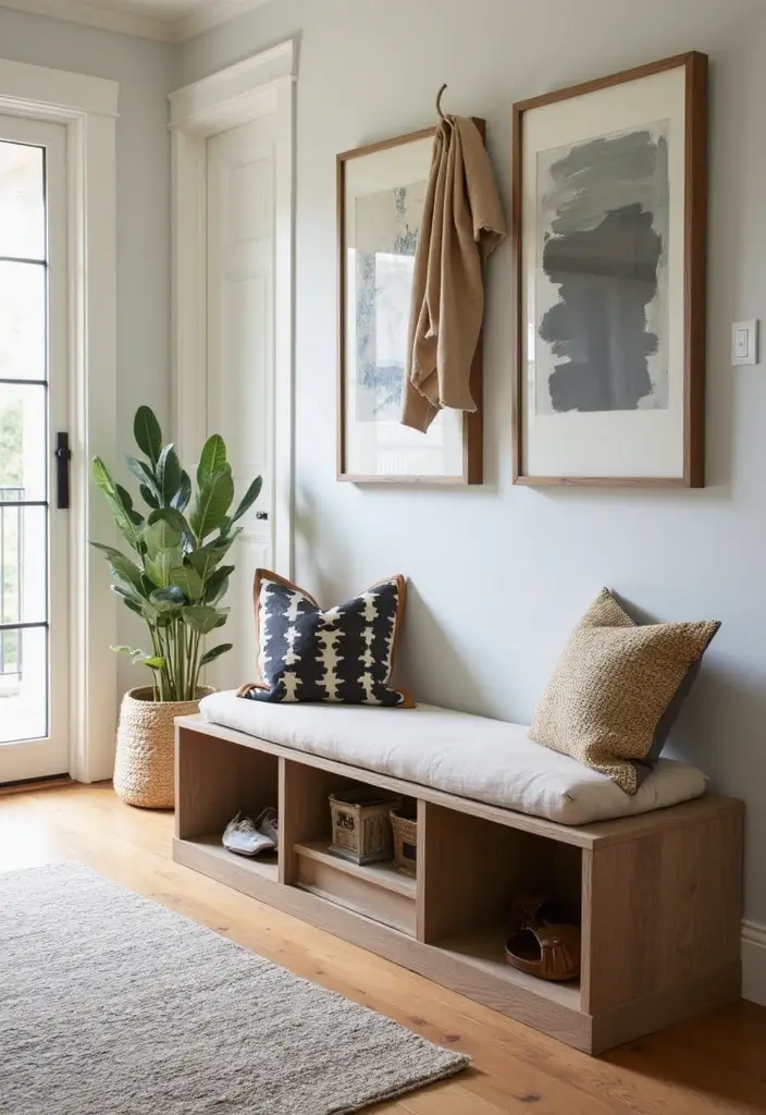 27 Entryway Bench Storage Ideas That Save Space 25 27 Entryway Bench Storage Ideas That Save Space - 25. Bench with Modular Design