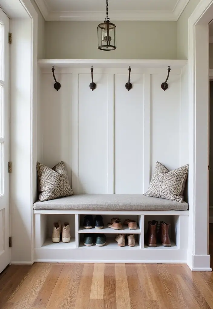 27 Entryway Shoe Storage Ideas That Save Space 1 27 Entryway Shoe Storage Ideas That Save Space - 1. Under-Bench Storage
