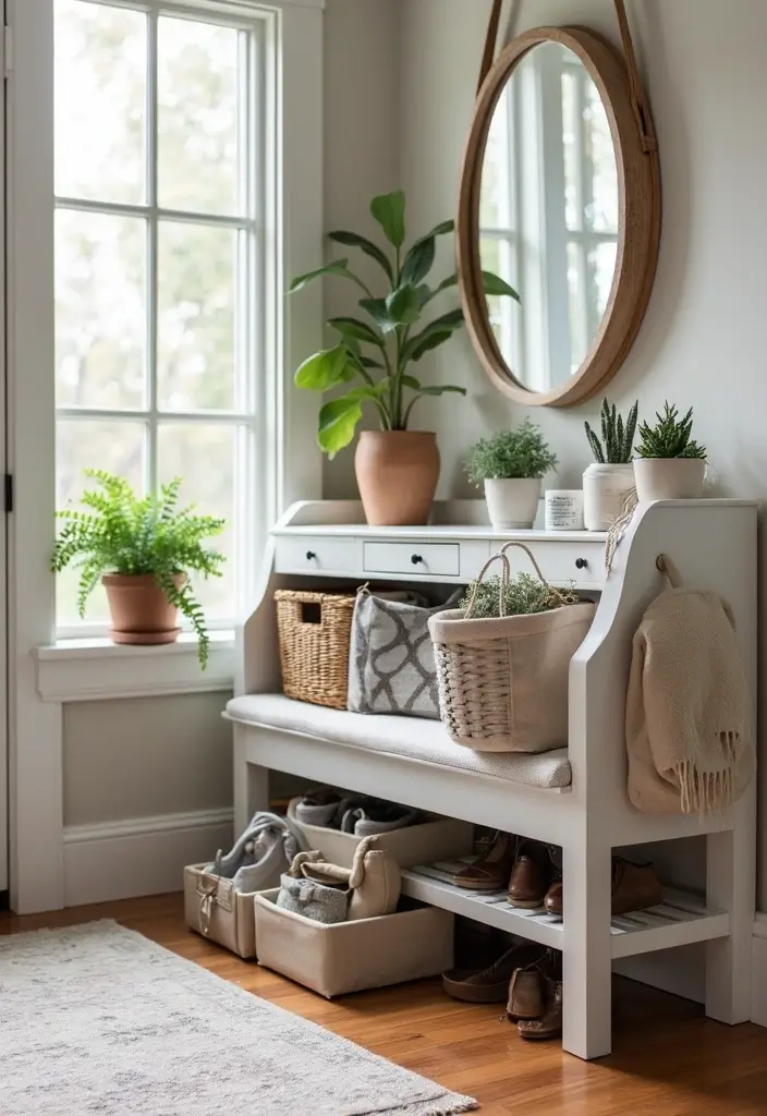 27 Entryway Shoe Storage Ideas That Save Space 22 27 Entryway Shoe Storage Ideas That Save Space - 22. Stylish Shoe Bins