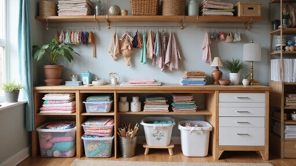 27 Fabric Storage Ideas for Sewing and Crafts