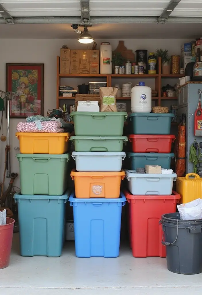 27 Garage Storage Ideas for a Clutter-Free Home 2 27 Garage Storage Ideas for a Clutter-Free Home - 2. Eco-Friendly Storage Bins