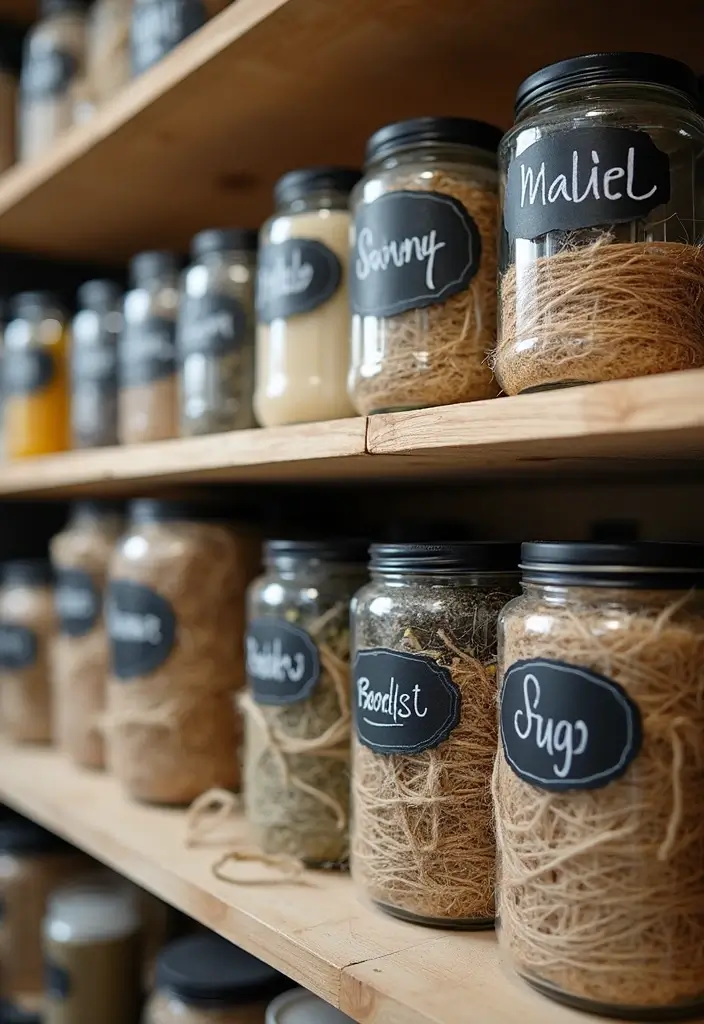 27 Garage Storage Ideas for a Clutter-Free Home 27 27 Garage Storage Ideas for a Clutter-Free Home - 27. Sustainable Labeling Solutions