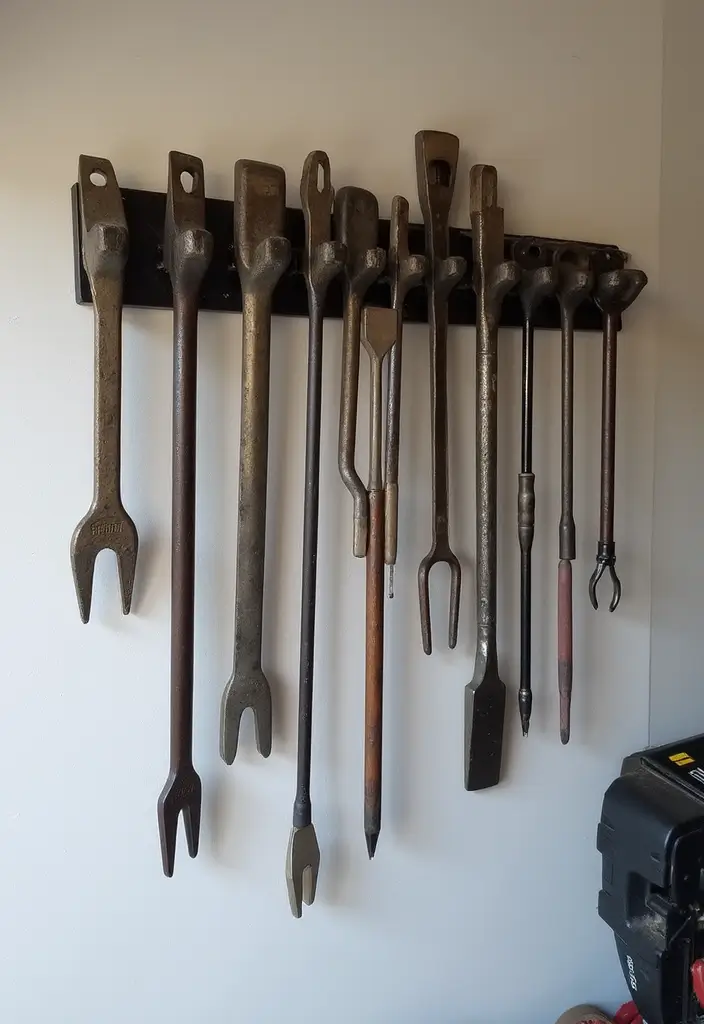 27 Garage Storage Ideas for a Clutter-Free Home 3 27 Garage Storage Ideas for a Clutter-Free Home - 3. Magnetic Tool Holder