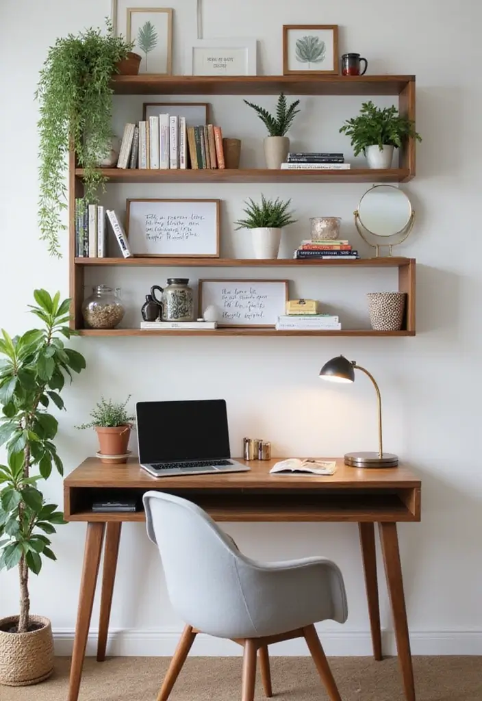 27 IKEA Storage Hacks That Change Everything - 13. Use the SVALNÄS Wall Shelf for Office Organization