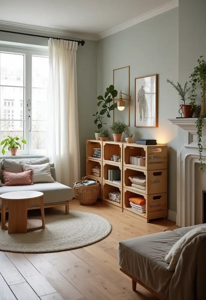 27 IKEA Storage Hacks That Change Everything - 17. Use the KNAGGLIG Crates for Creative Storage