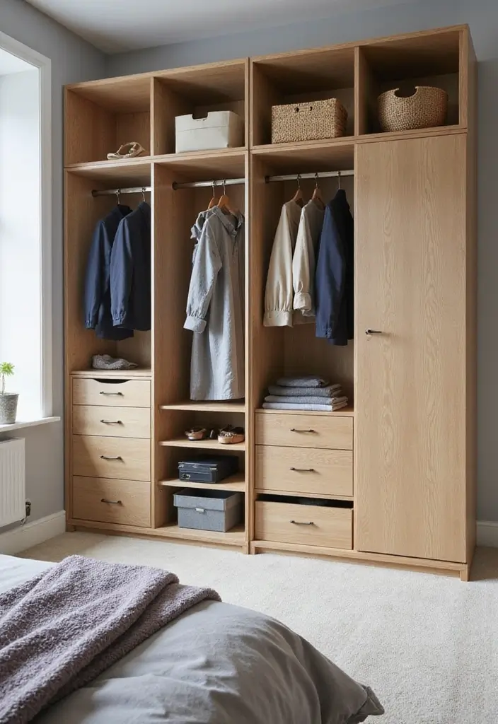 27 IKEA Storage Hacks That Change Everything - 19. Use the PAX System for Custom Wardrobes