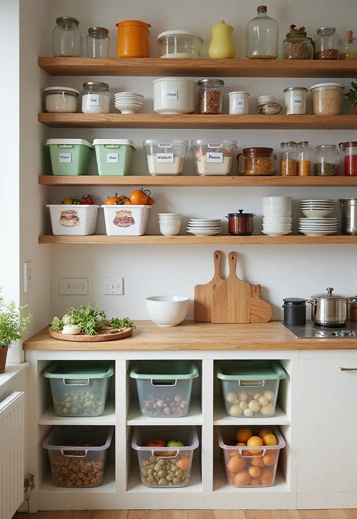 27 IKEA Storage Hacks That Change Everything - 5. Utilize BINS in Your Kitchen