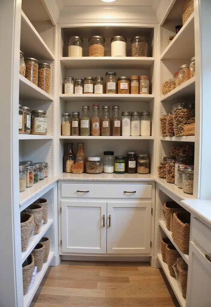27 Kitchen Cabinet Organization Ideas That Make Cooking Easier - 21. Use a Composite Shelf for Ingredients