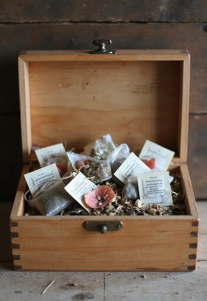 27 Tea Organization Ideas for Every Tea Lover - 16. Personalized Tea Box