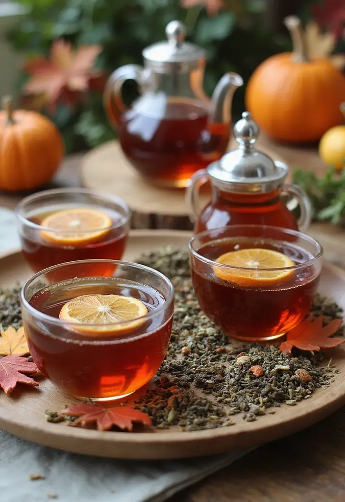 27 Tea Organization Ideas for Every Tea Lover - 27. Seasonal Tea Display