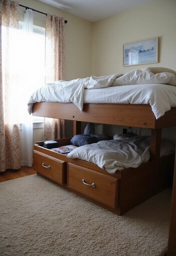 28 Dorm Storage Ideas That Save Space Instantly - 10. Bed Risers