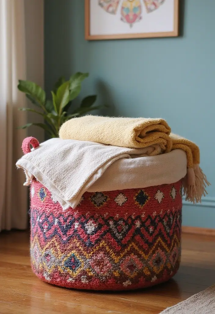 28 Dorm Storage Ideas That Save Space Instantly - 22. Fabric Storage Baskets
