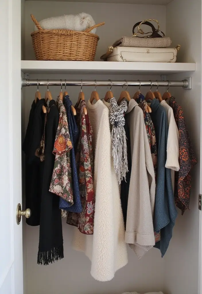 28 Dorm Storage Ideas That Save Space Instantly - 25. Tension Rods for Accessories