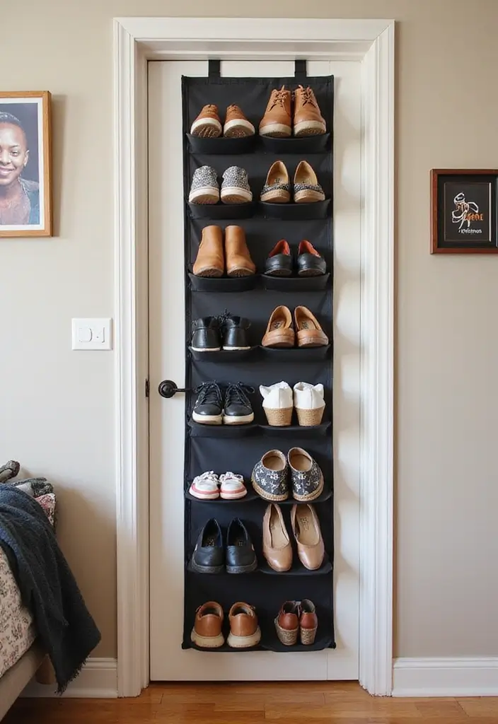 28 Dorm Storage Ideas That Save Space Instantly - 3. Over-the-Door Organizers