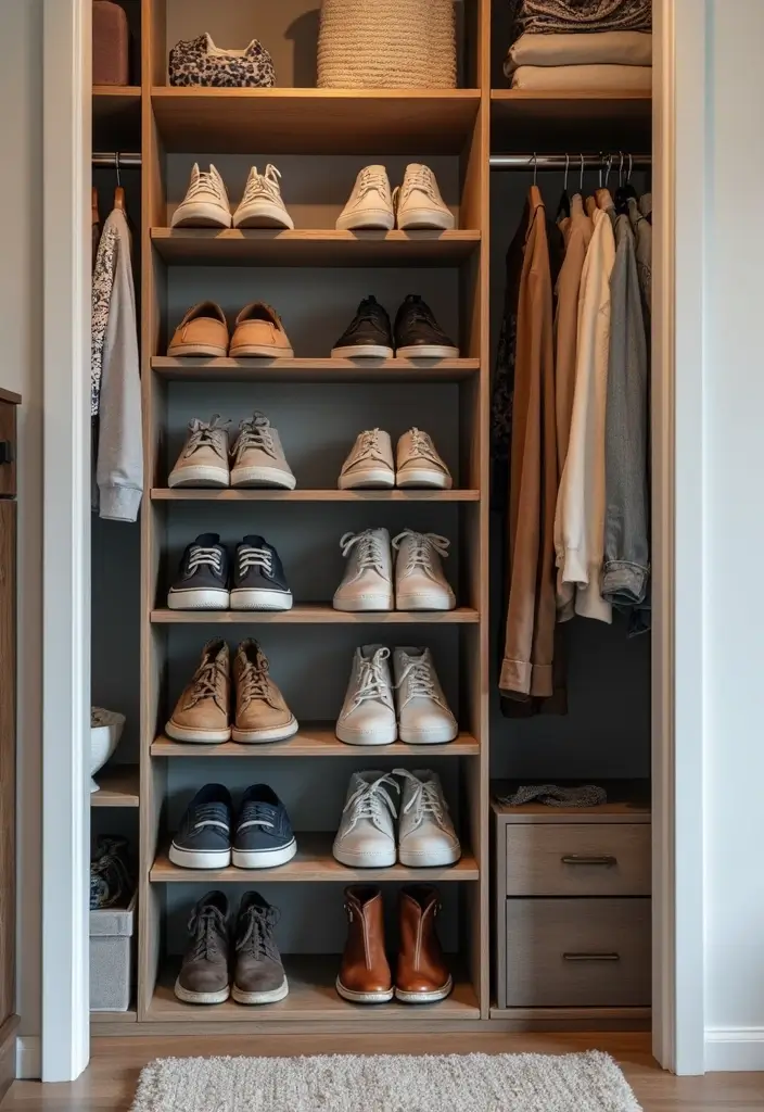 28 Dorm Storage Ideas That Save Space Instantly - 8. Hanging Closet Organizers