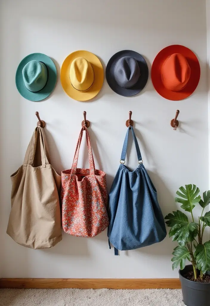 28 Dorm Storage Ideas That Save Space Instantly - 9. Creative Use of Hooks