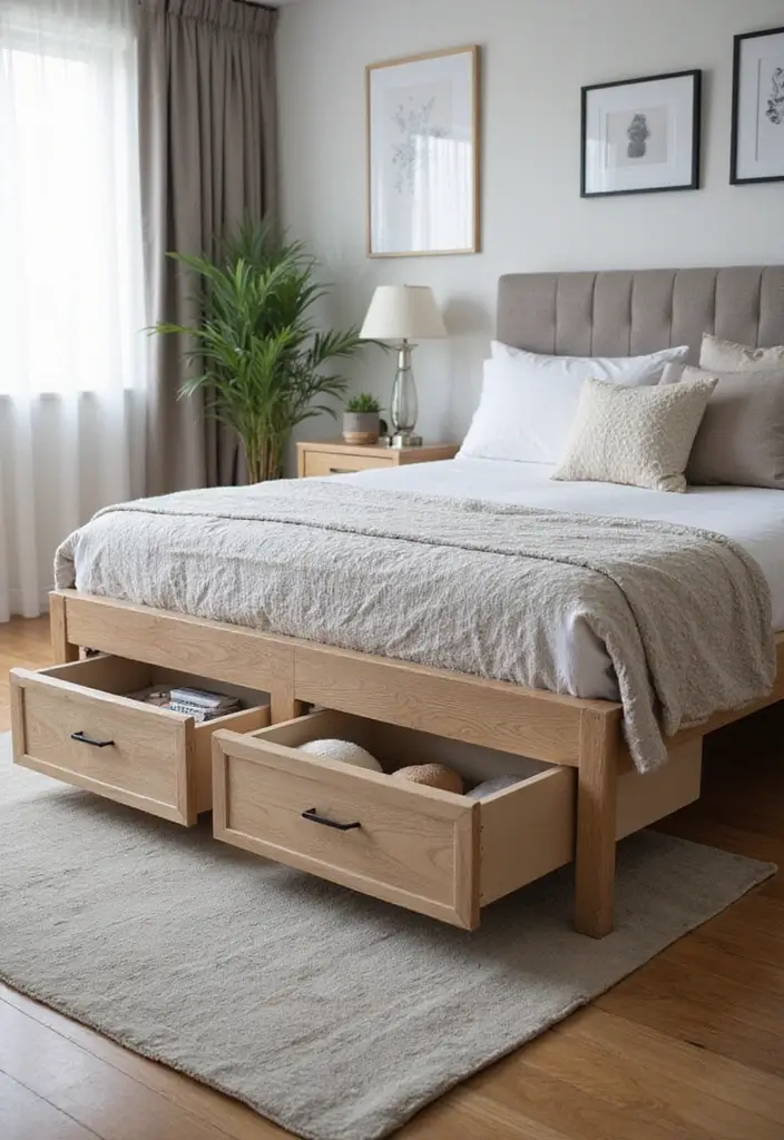 28 IKEA Storage Ideas That Transform Any Room 11 28 IKEA Storage Ideas That Transform Any Room - 11. MALM Bed with Storage – Sleep Smart