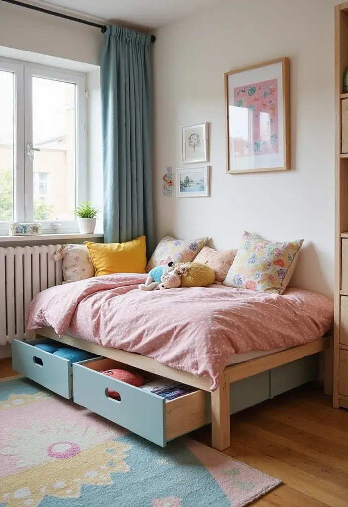 28 IKEA Storage Ideas That Transform Any Room 15 28 IKEA Storage Ideas That Transform Any Room - 15. KURA Bed Frame – Endless Possibilities