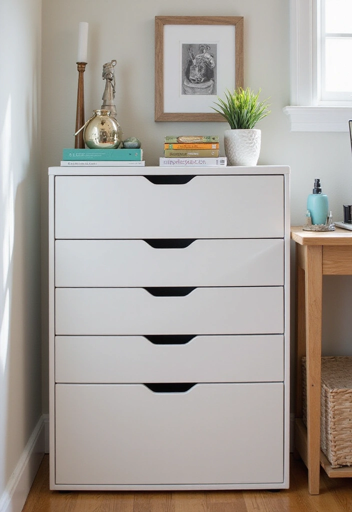 28 IKEA Storage Ideas That Transform Any Room 17 28 IKEA Storage Ideas That Transform Any Room - 17. ALEX Drawer Unit – Stylishly Tidy
