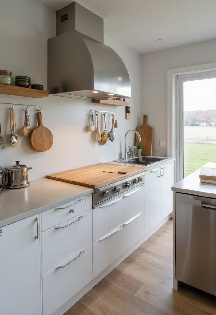 28 Kitchen Storage Ideas for a Clutter-Free Home - 19. Built-In Cutting Boards