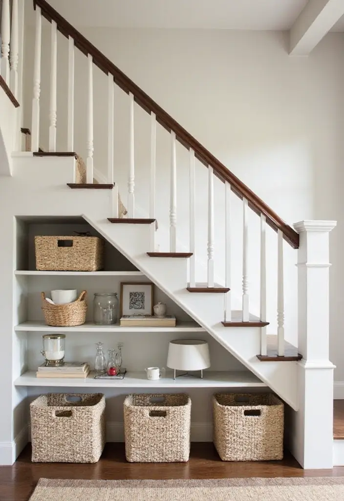 28 Smart Organization Hacks for Everyday Life 22 28 Smart Organization Hacks for Everyday Life - 22. Utilize Stairs for Storage