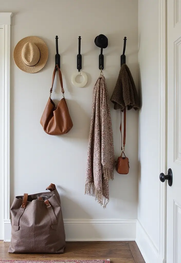 28 Smart Organization Hacks for Everyday Life 6 28 Smart Organization Hacks for Everyday Life - 6. Hooks and Racks for Accessories