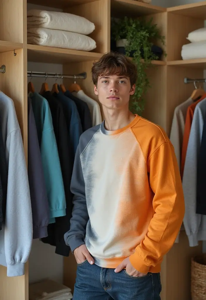 28 Sweatshirt Storage Ideas You’ll Want to Try - 15. Closet Dividers