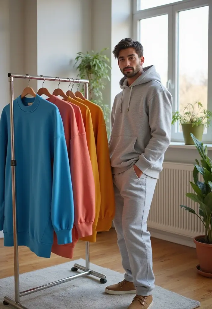 28 Sweatshirt Storage Ideas You’ll Want to Try - 25. Portable Clothing Rack