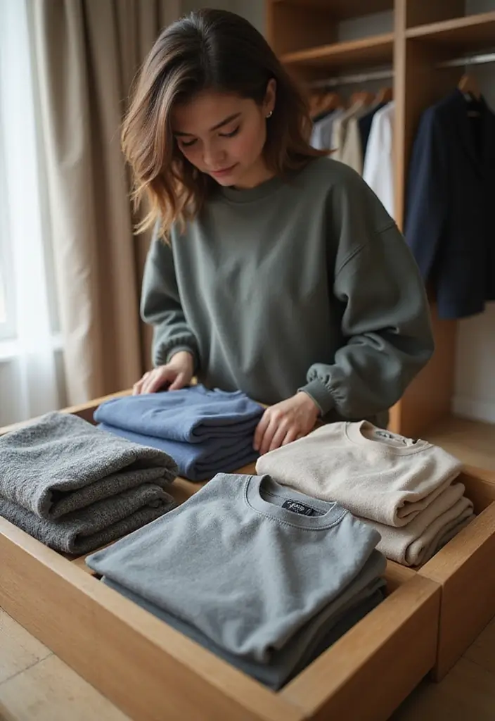 28 Sweatshirt Storage Ideas You’ll Want to Try - 26. Customizable Drawer Organizers