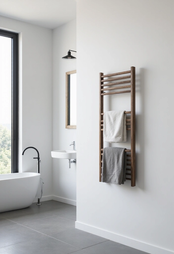 28 Towel Storage Ideas for Bathrooms You’ll Love - 13. Magnetic Towel Holder