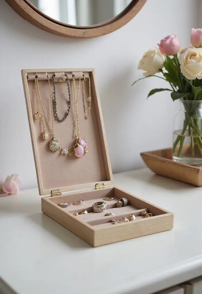 28 Vanity Organization Ideas for a Clean Look - 17. Chic Jewelry Organizers