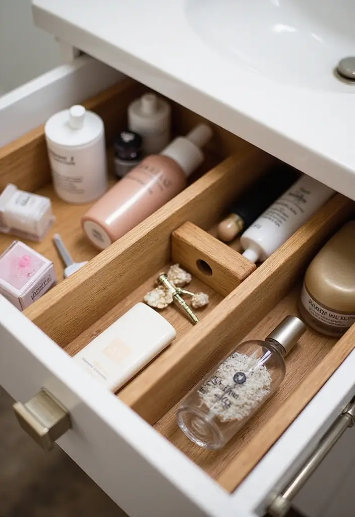 29 Bathroom Vanity Storage Ideas That Add Style - 13. Drawer Dividers
