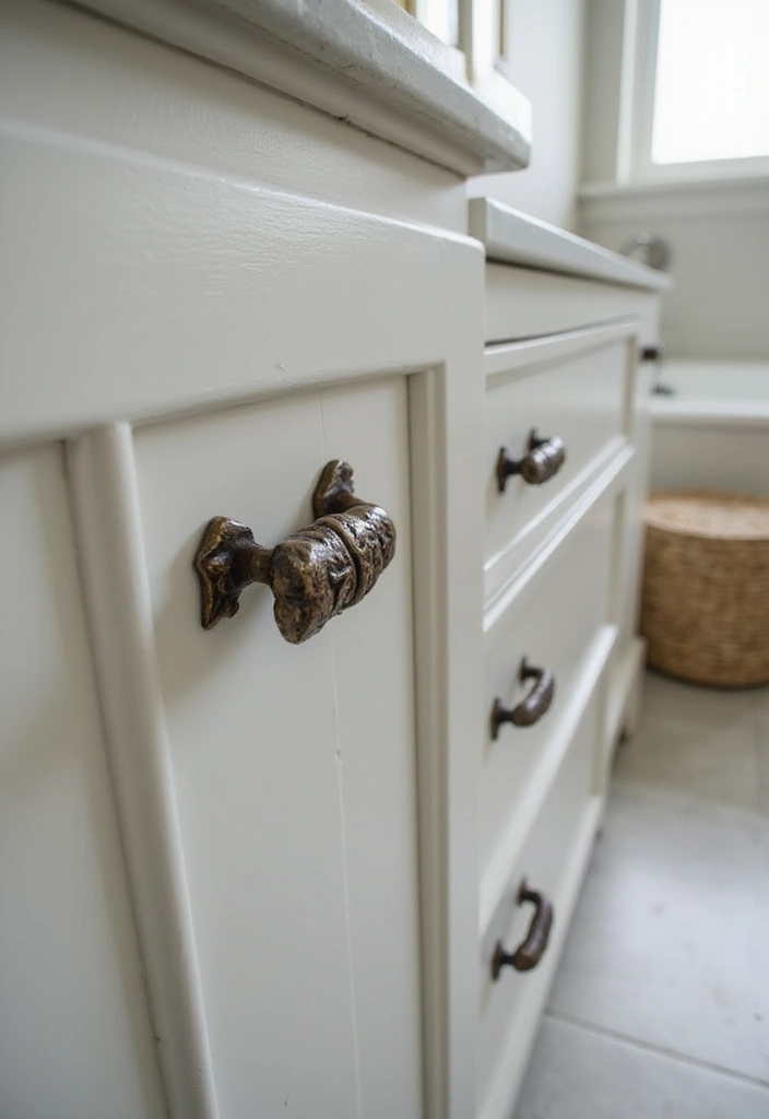 29 Bathroom Vanity Storage Ideas That Add Style - 27. Drawer Pulls with Storage