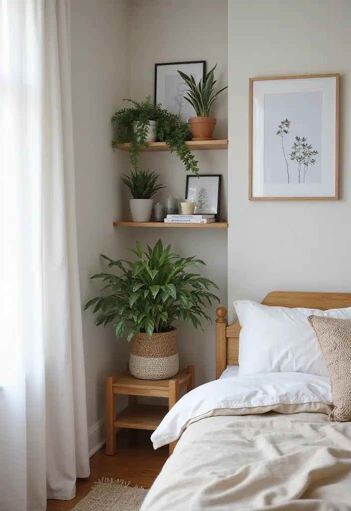 29 Bedroom Organization Ideas You’ll Want to Copy - 14. Utilize Corner Spaces