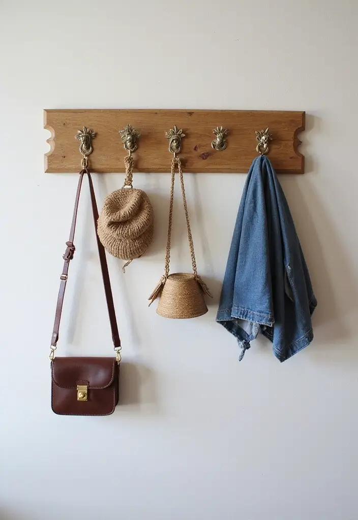 29 Bedroom Organization Ideas You’ll Want to Copy - 25. Add a Railing for Accessories