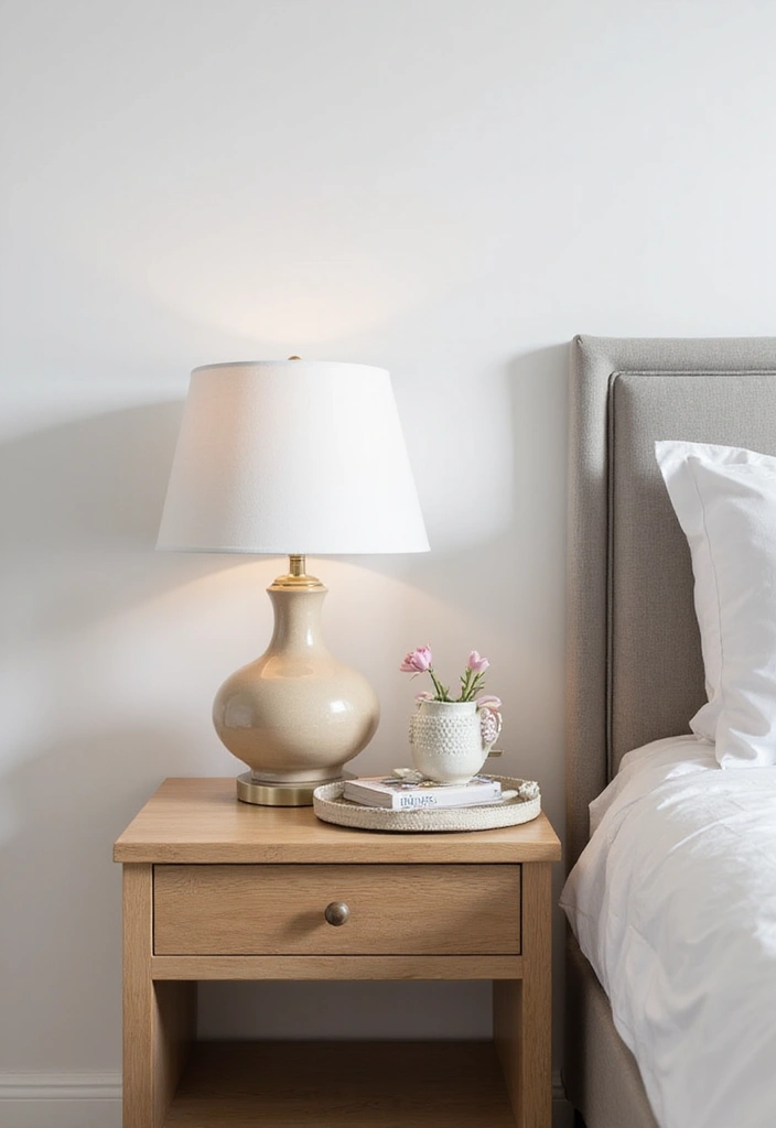29 Bedroom Organization Ideas You’ll Want to Copy - 7. Create a Minimalist Nightstand